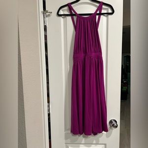 Torrid purple crisscrossed back detail skate dress size 1(14)